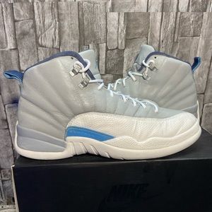 Jordan 12 university blue and grey size 10